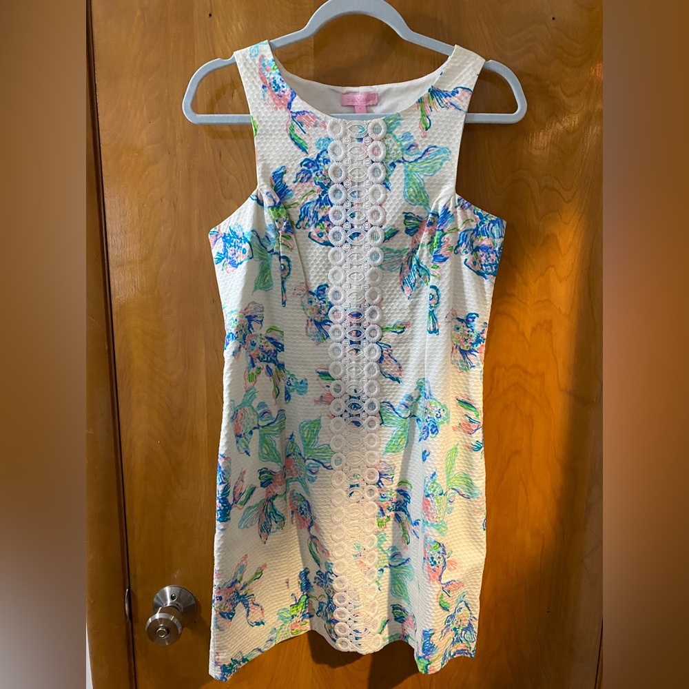 Lilly Pulitzer Cecily shift dress size 10 coastal kiss